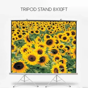 Tripod Screen Matte White 8x10FT