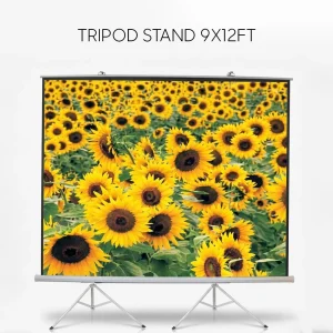 Tripod Screen Matte White 9x12FT