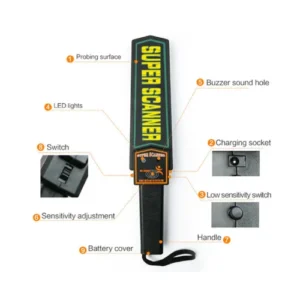 Hand-Held Metal Detectors Super Scanners MD-3003B1